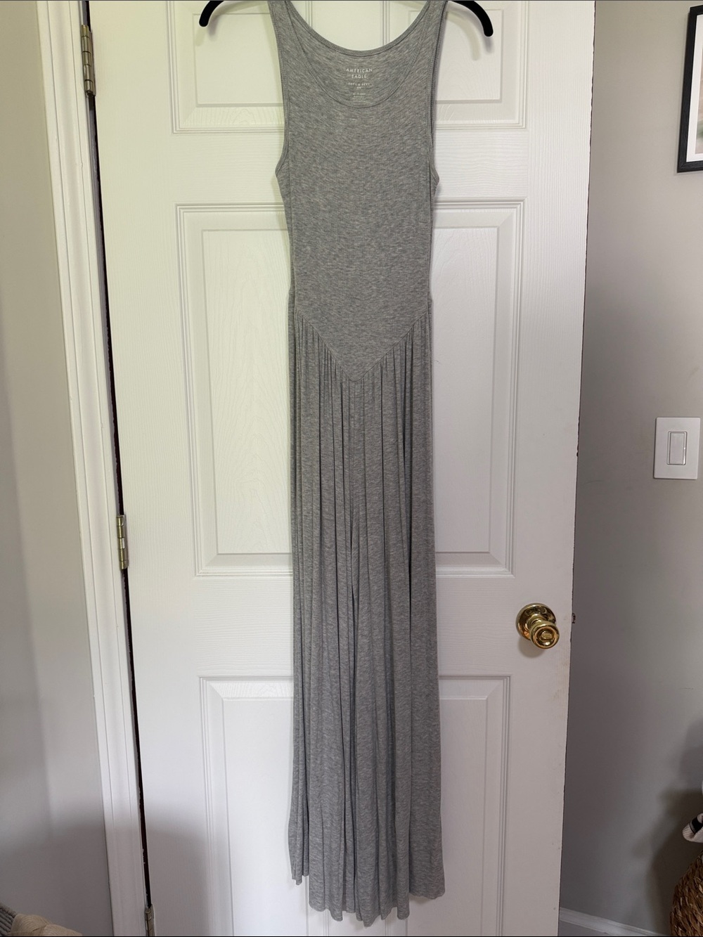 American Eagle Outfitters soft and sexy Gray Sleeveless jumpsuit